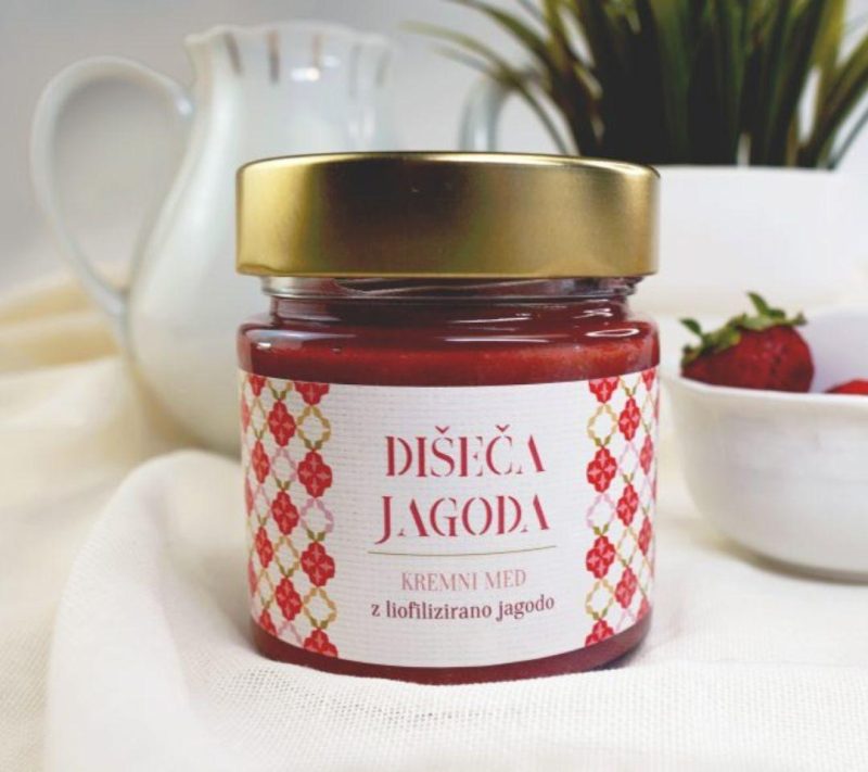 Kremni med “Dišeča jagoda” Mr. Bee