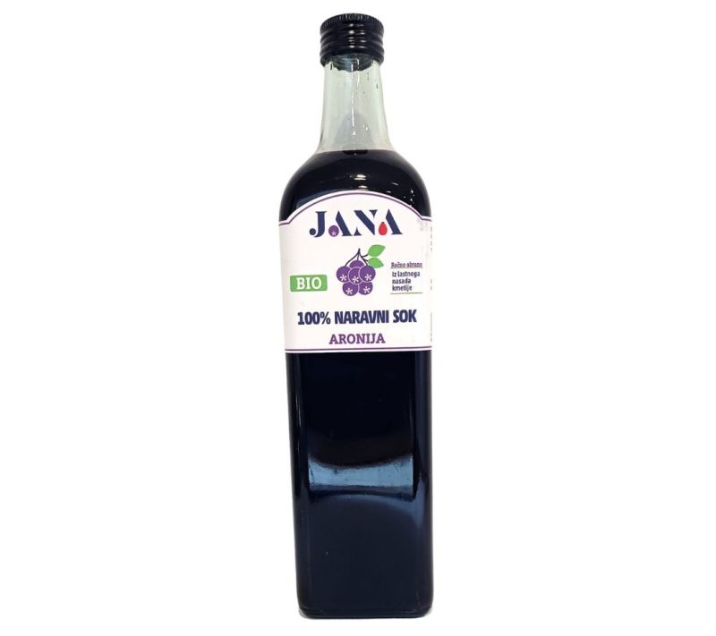 BIO 100 % sok iz aronije Kmetija J.A.N.A., 1l