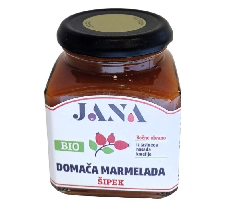 BIO domača marmelada šipek Kmetija J.A.N.A., 300ml