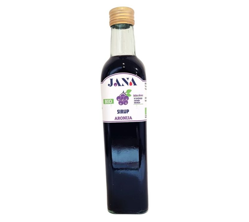 BIO sirup iz aronije Kmetija J.A.N.A., 0,5l