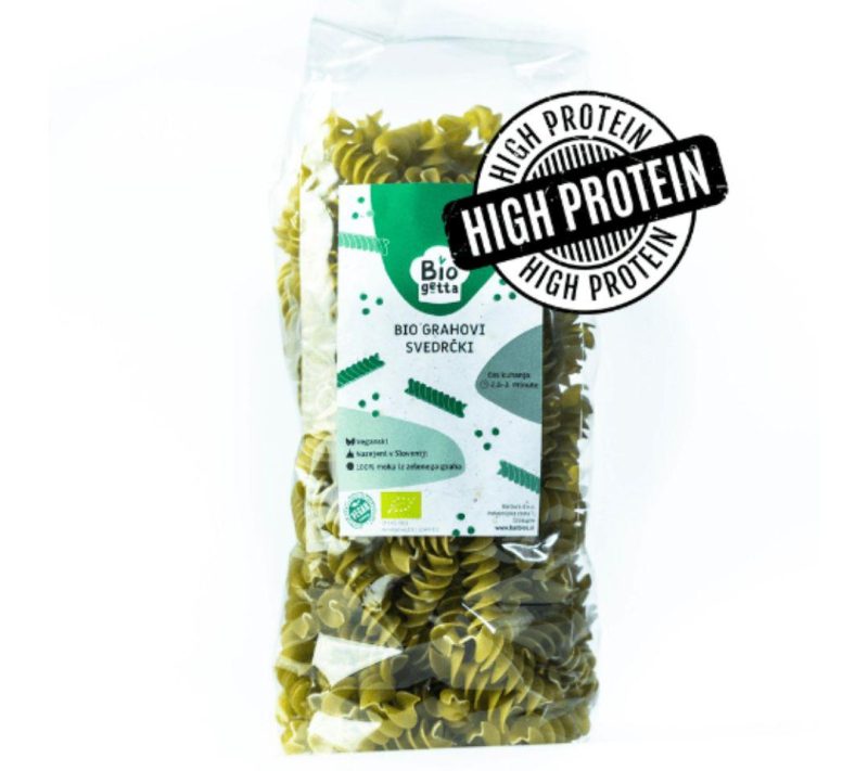 Bio grahovi svedrčki Biogetta, 300g Bio grahovi svedrčki Biogetta, 300g