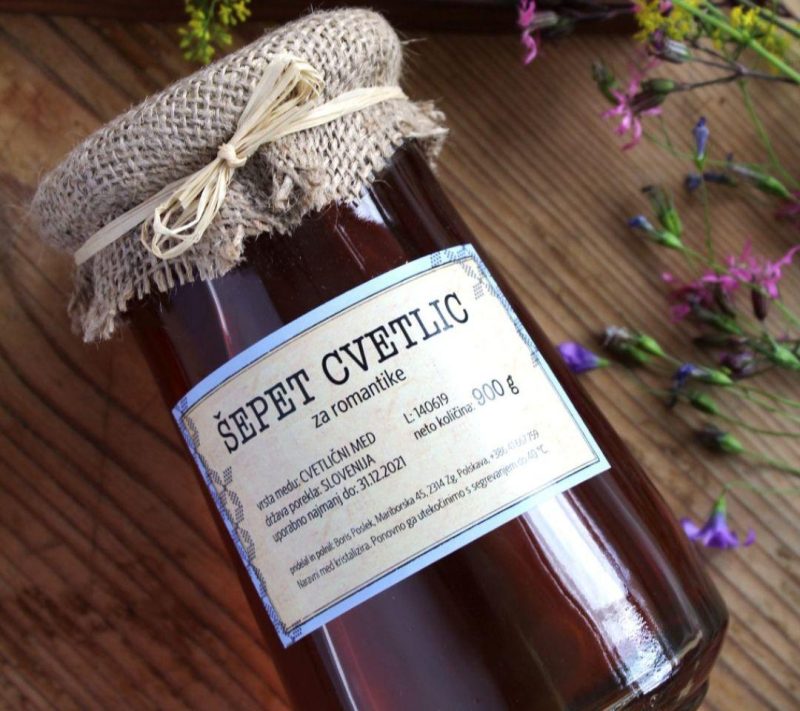 Cvetlični med “Šepet cvetlic za romantike” Mr. Bee