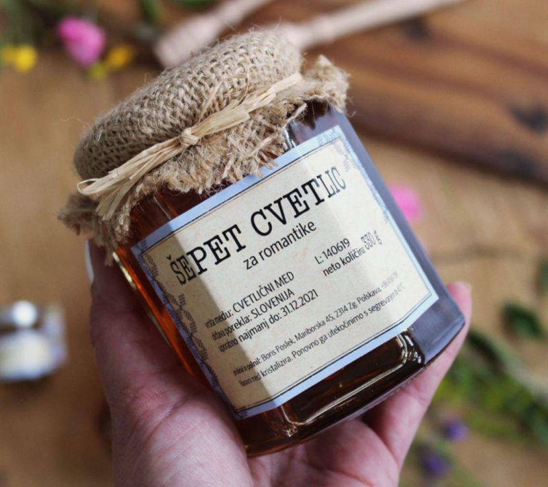 Cvetlični med “Šepet cvetlic za romantike” Mr. Bee