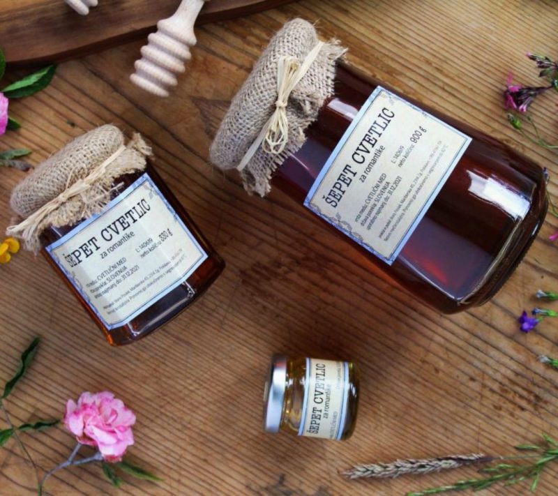 Cvetlični med “Šepet cvetlic za romantike” Mr. Bee