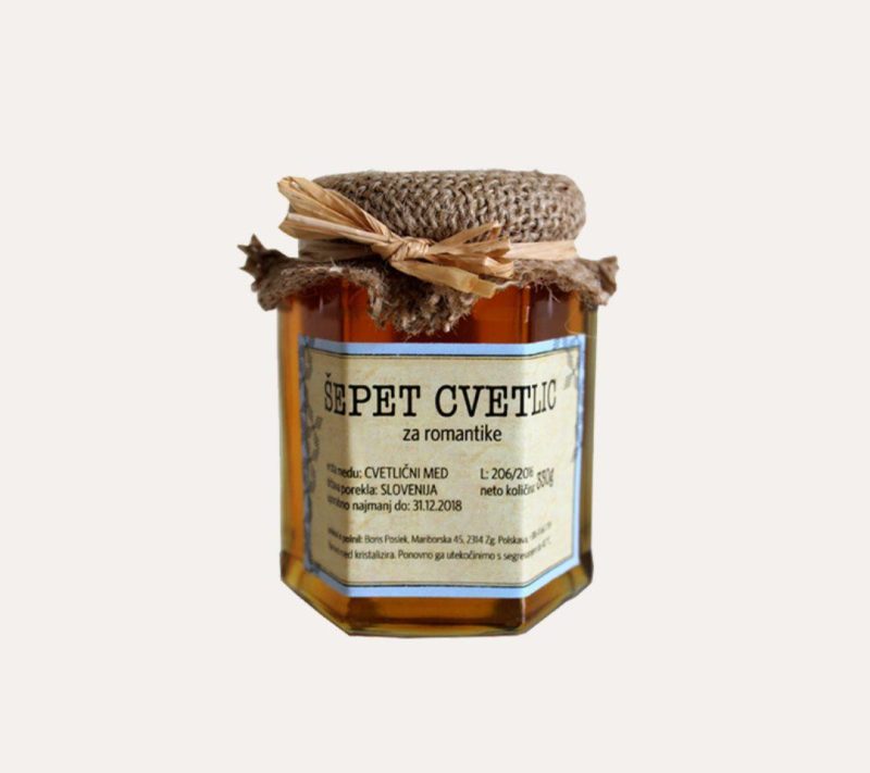 Cvetlični med “Šepet cvetlic za romantike” Mr. Bee