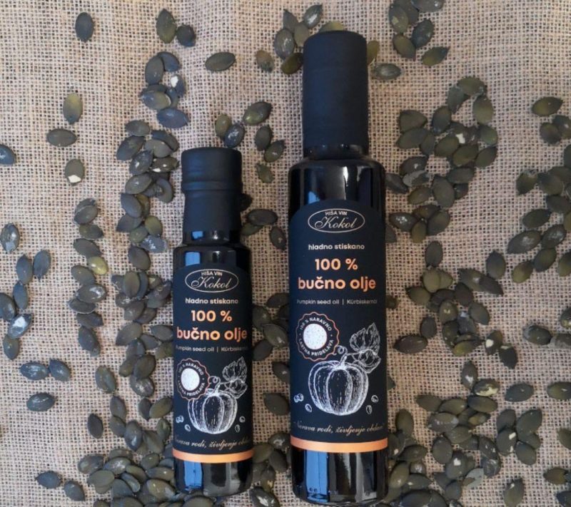 Hladno stiskano bučno olje 100%, Kmetija Kokol