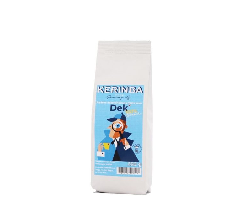 Kerinba kava - DEK dekofeinizirana 100% arabika 250 g (kafetiera/filter)