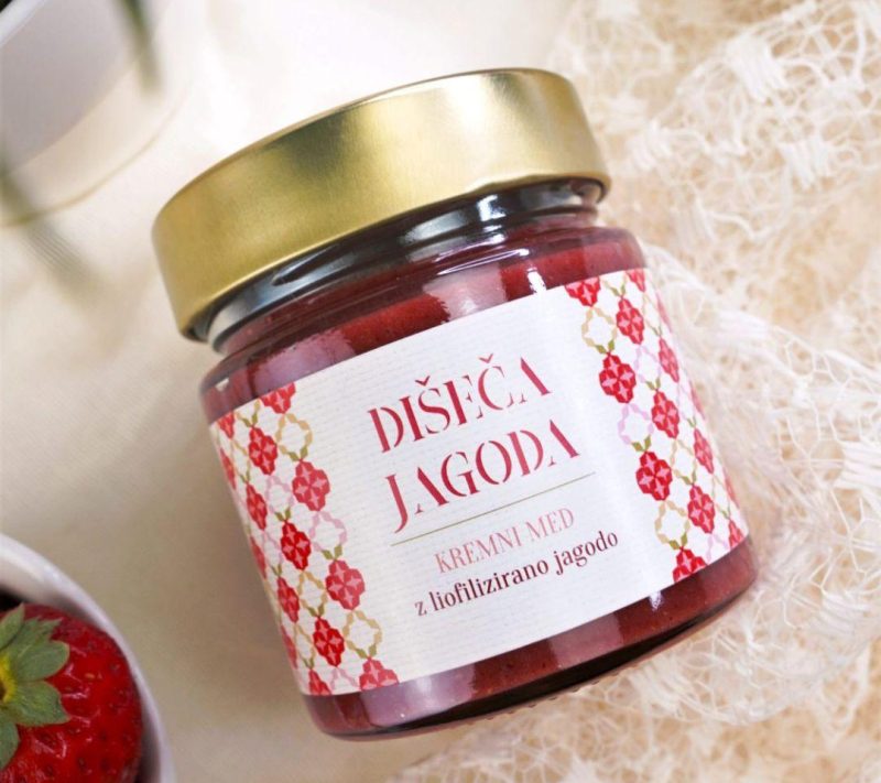 Kremni med “Dišeča jagoda” Mr. Bee