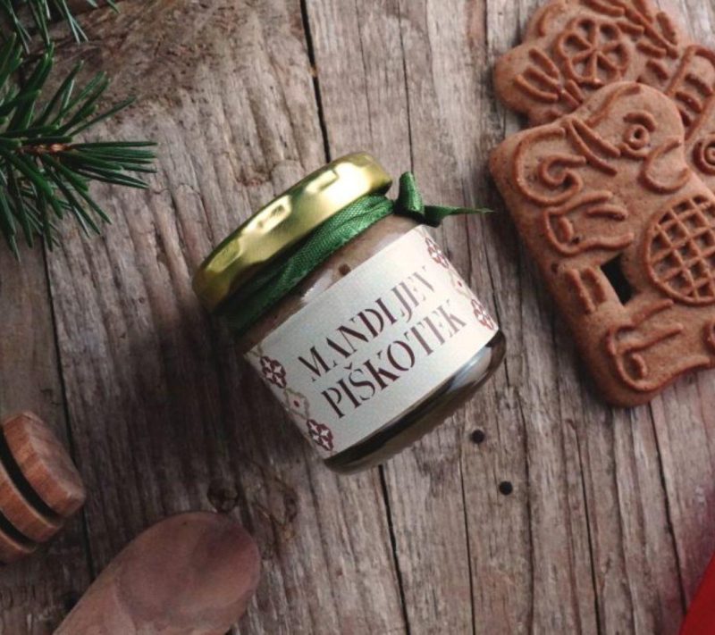 Kremni med Mandljev piškotek Mr. Bee