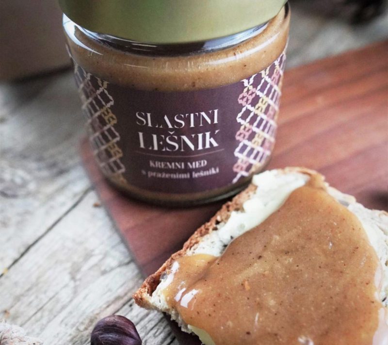 Kremni med Slastni lešnik Mr. Bee