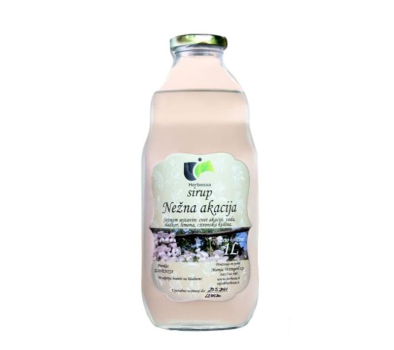 Naravni sok Nežna akacija Herbessa, 1l