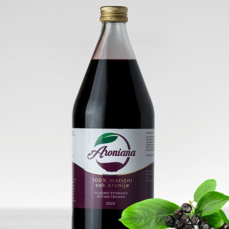 100% matični sok aronije Aroniana, 1l