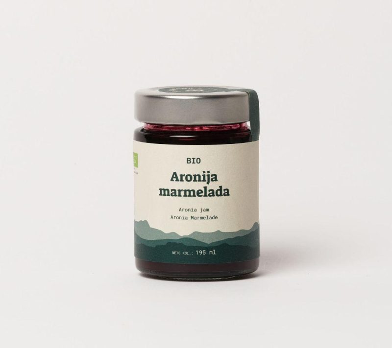 Bio ekstra domača marmelada iz aronije Pri Baronu, 195ml