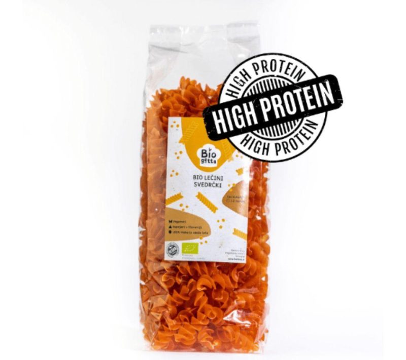 Bio lečini svedrčki Biogetta, 300g Bio lečini svedrčki Biogetta, 300g