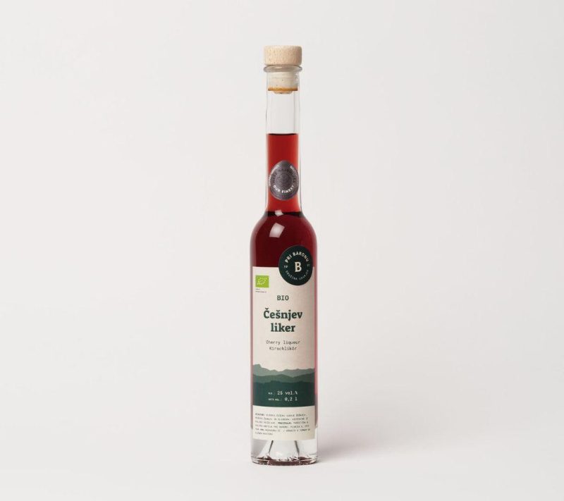 Bio liker divje češnje Pri Baronu, 0,2l