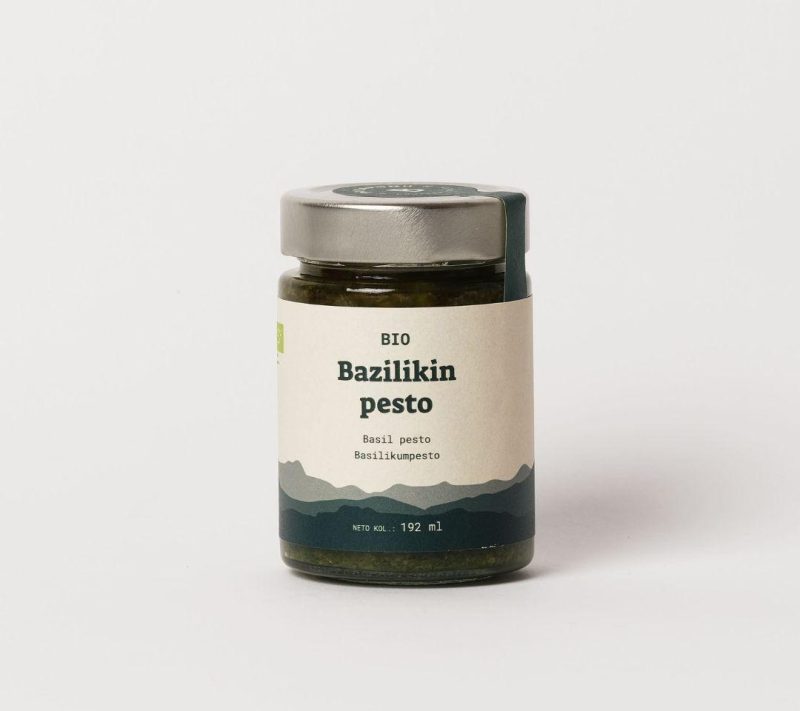 Bio pesto bazilika Pri Baronu, 195 ml