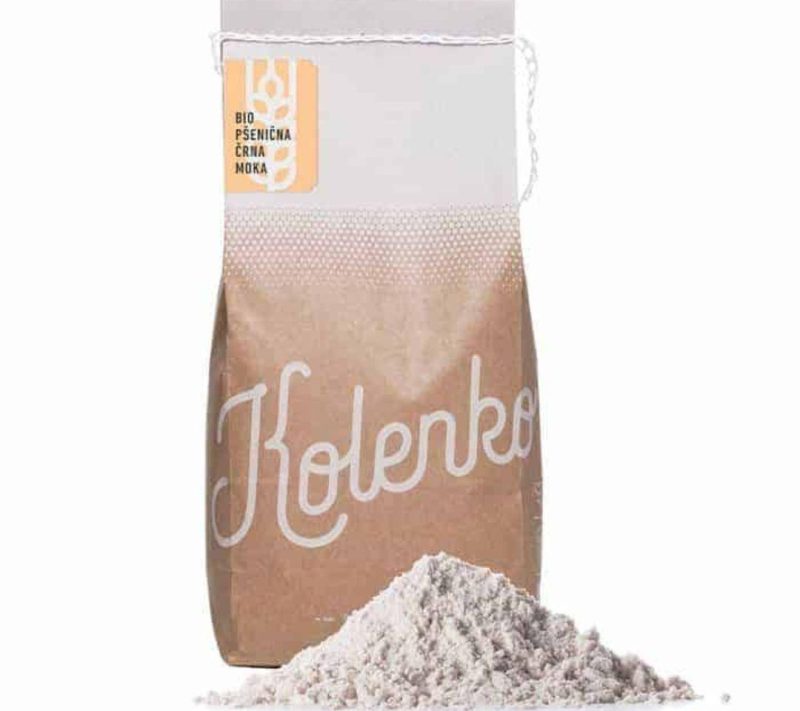 Bio pšenična črna moka Kolenko, 1kg