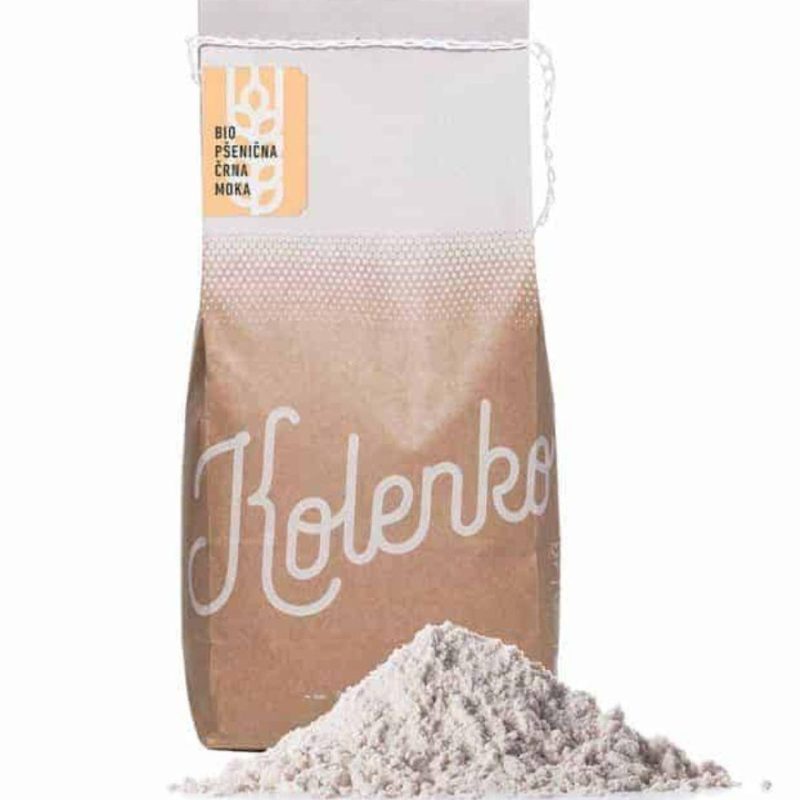 Bio pšenična črna moka Kolenko, 1kg Bio pšenična črna moka Kolenko, 1kg