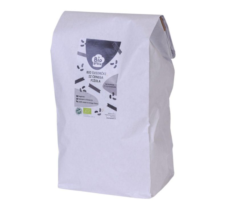 Bio svedrčki iz črnega fižola Biogetta, 1kg Bio svedrčki iz črnega fižola Biogetta, 1kg