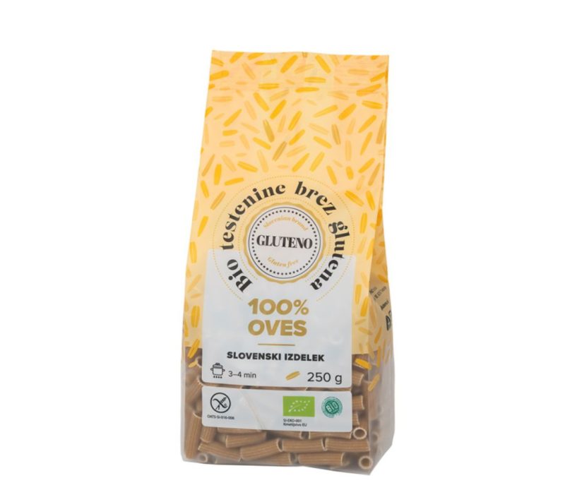Bio testenine brez glutena – oves Gluteno