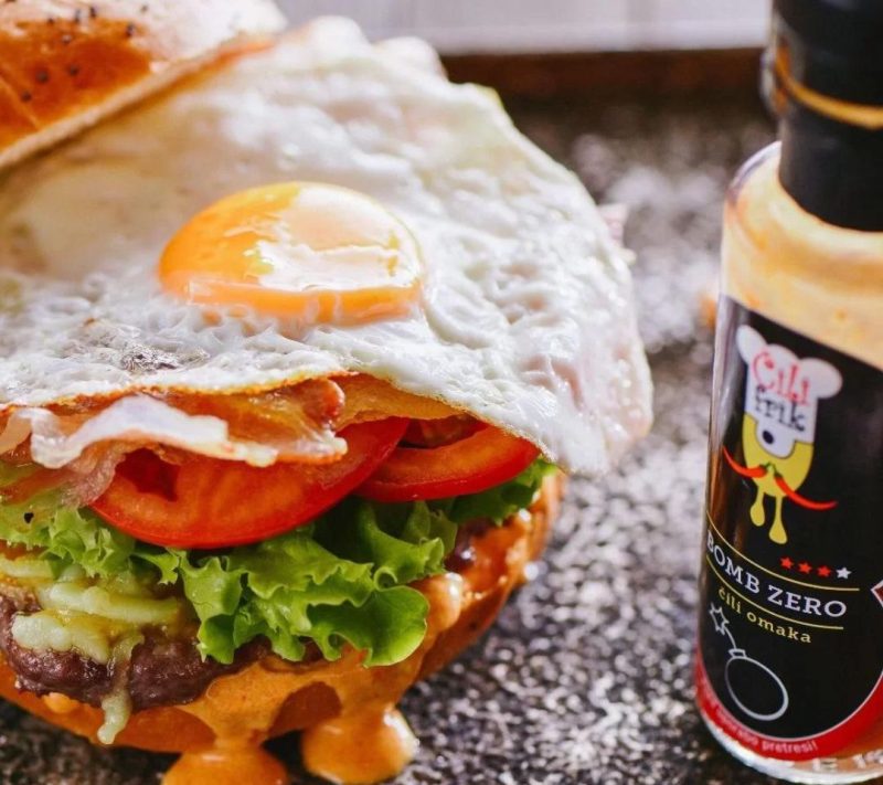 Bomb Zero pekoča omaka 3/6 kmetija Vizjak, 100 ml