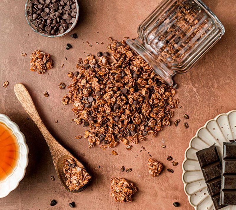 Domača granola "Preprosto čokoladna" Fruštek, 350g