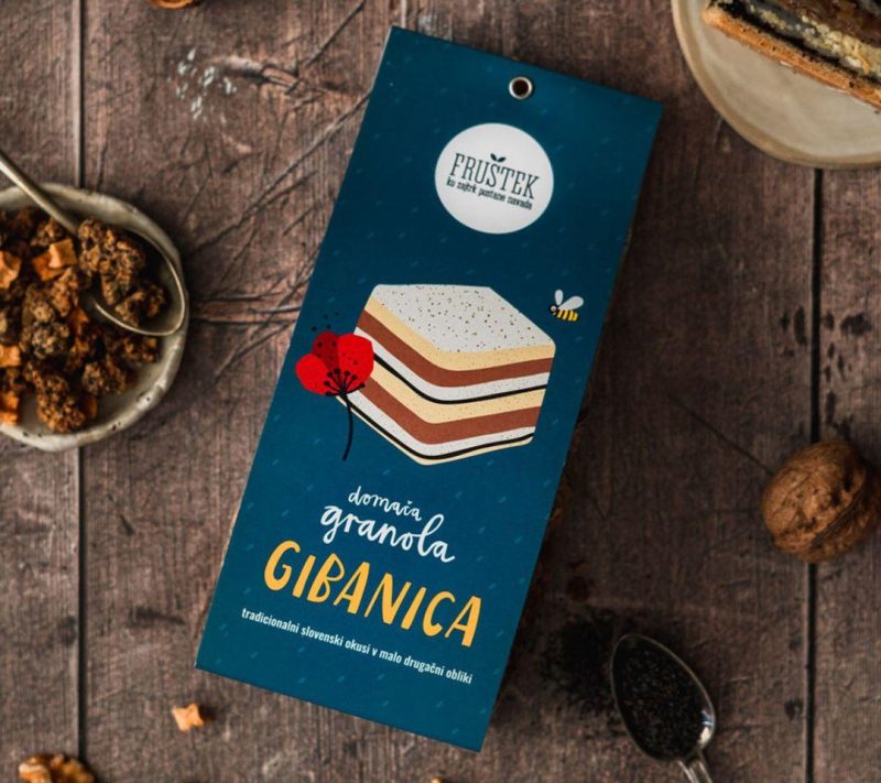 Domača granola gibanica Fruštek, 250g