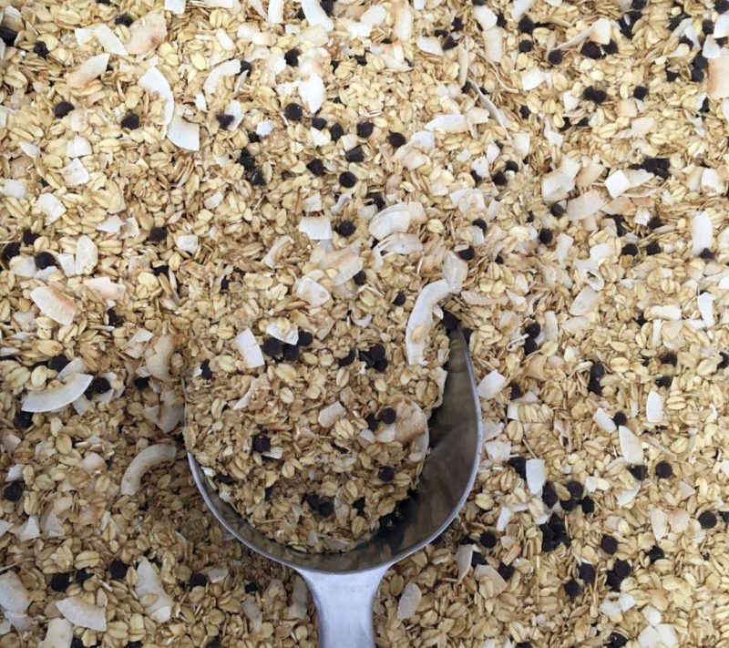 Domača granola kokos in temna čokolada Fruštek, 350g