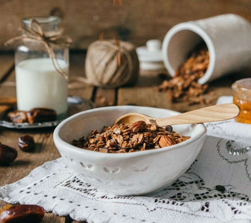Domača granola mandlji in kakav Fruštek, 350g
