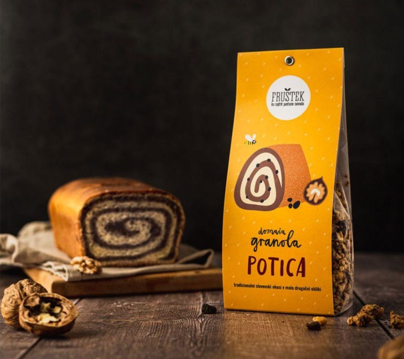 Domača granola potica Fruštek, 250g
