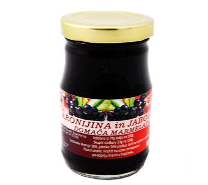 Domača marmelada aronija in jabolka Hari
