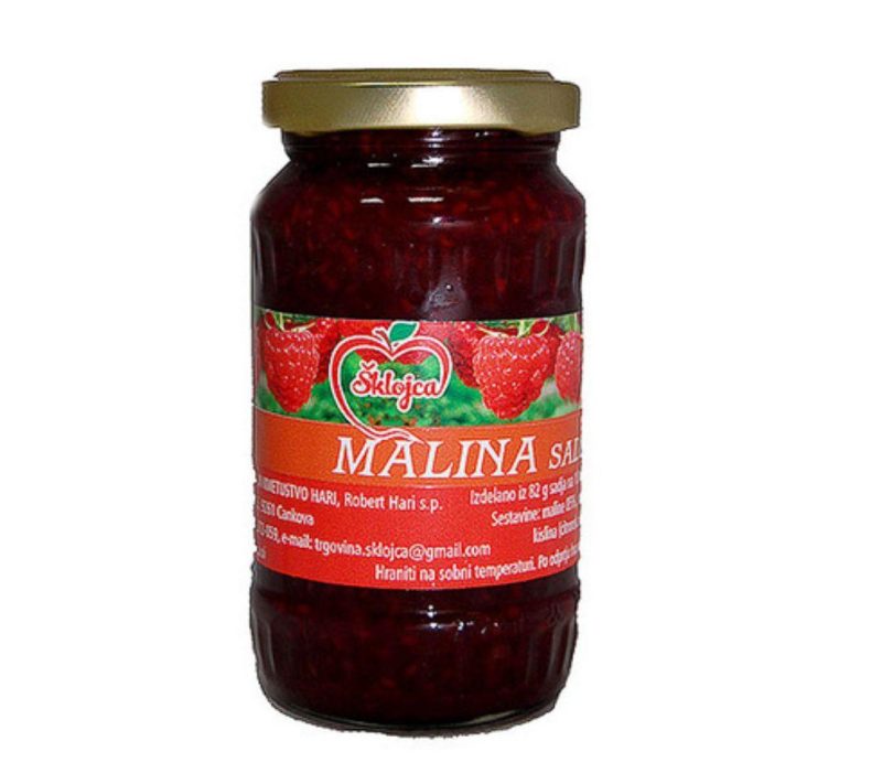 Domača marmelada malina Hari, 230g
