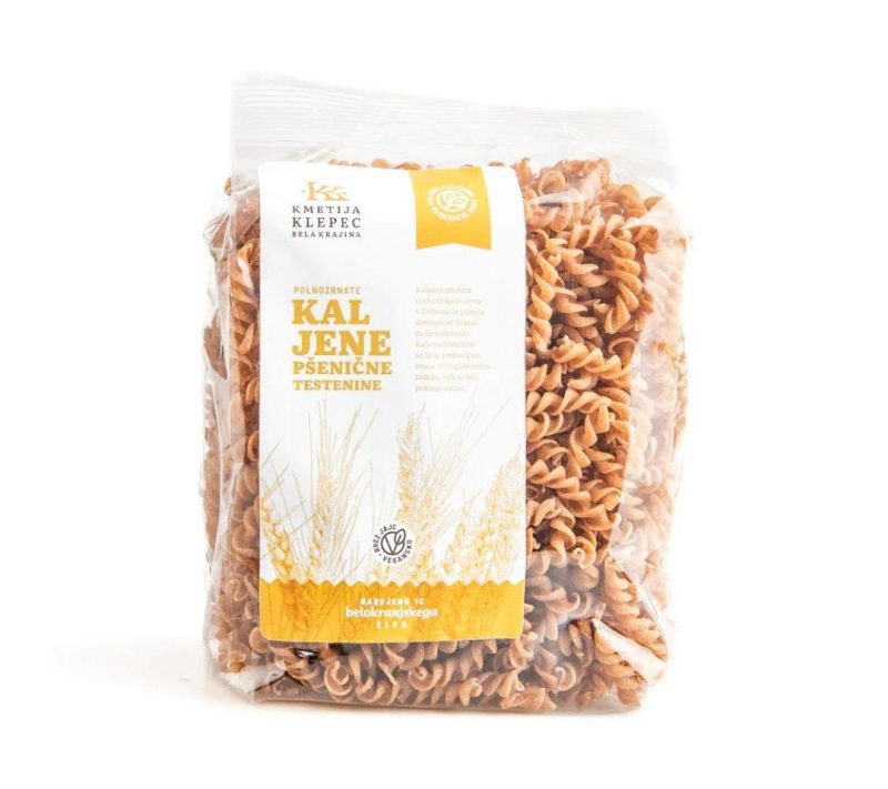 Domače aktivirane pšenične testenine (svedrčki) Klepec, 400g Domače aktivirane pšenične testenine (svedrčki) Klepec, 400g