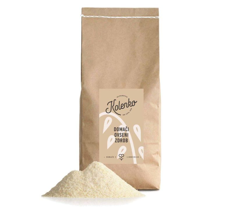 Domači ovseni zdrob Kolenko, 500g Domači ovseni zdrob Kolenko, 500g