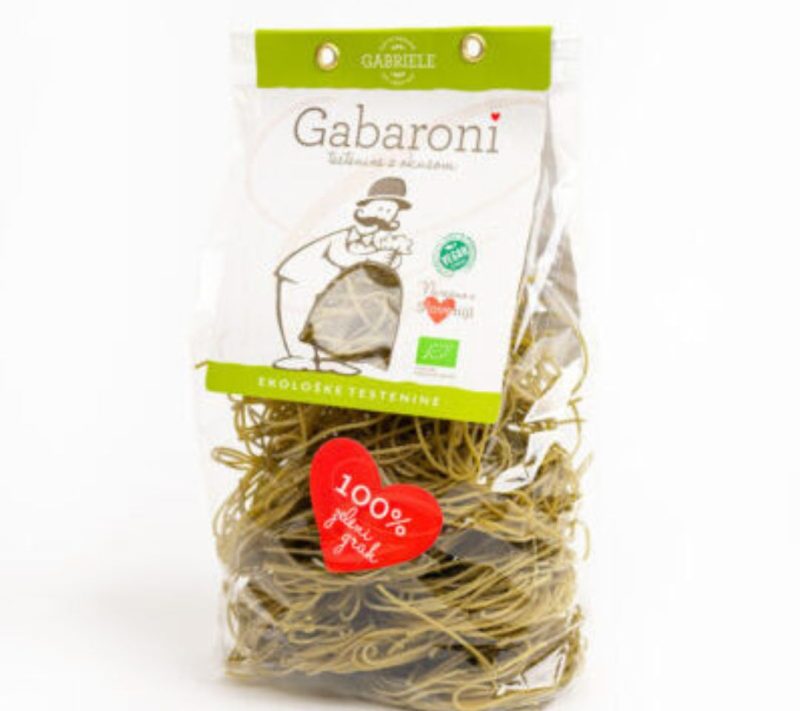 Eko špageti zeleni grah Gabaroni Eko špageti zeleni grah Gabaroni