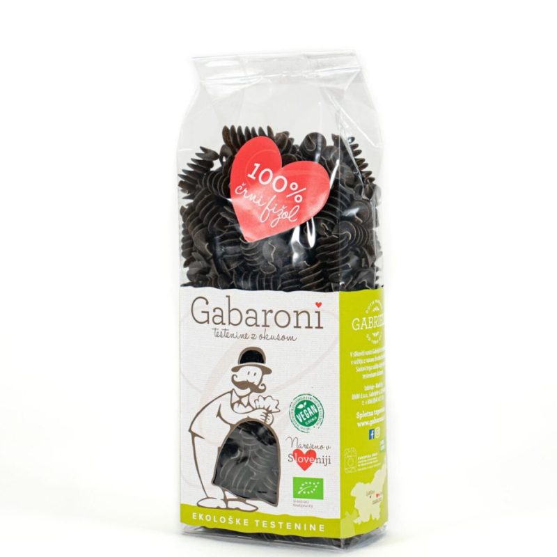 Eko svedri črni fižol Gabaroni