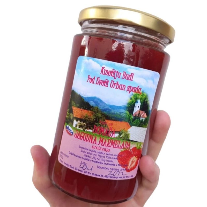 Jagodna Marmelada kmetija Budl, 370 g