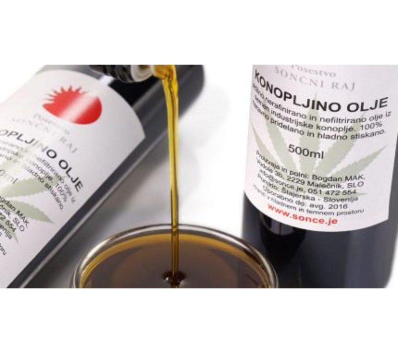 Konopljino olje BIO Sončni raj 500 ml Konopljino olje BIO Sončni raj, 500 ml