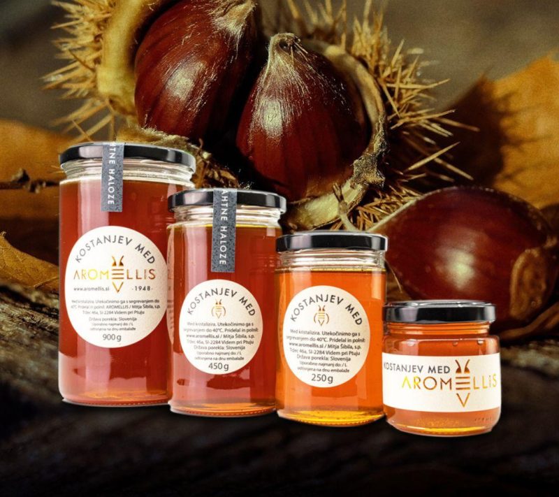 Kostanjev med Aromellis Kostanjev med Aromellis