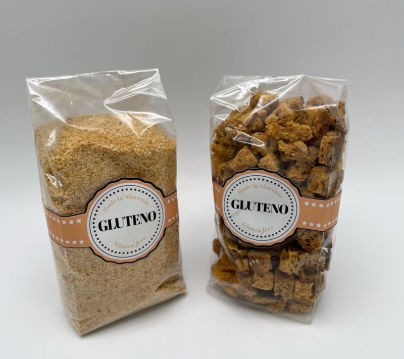 Krušne kockice brez glutena 100g Gluteno Krušne kockice brez glutena 100g Gluteno