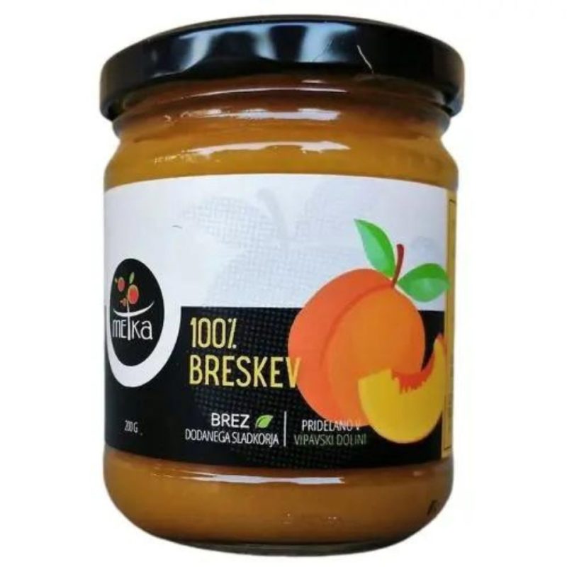 Marmelada 100% breskev Dobrote Metka, 200g