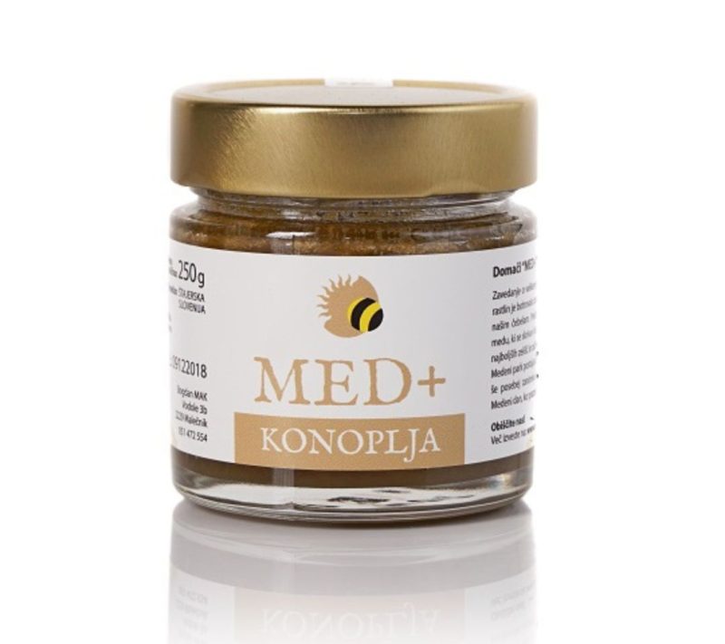 Med + konoplja Sončni raj, 250g Med + konoplja Sončni raj, 250g