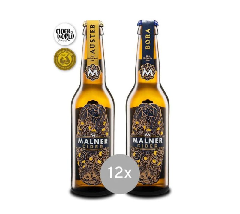 Mix Auster + Bora 12x Malner_cider Mix Auster + Bora 12x Malner cider