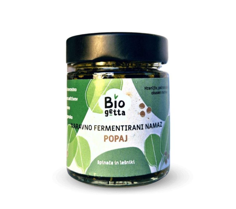 Naravno fermentirani namaz Popaj Biogetta, 135g