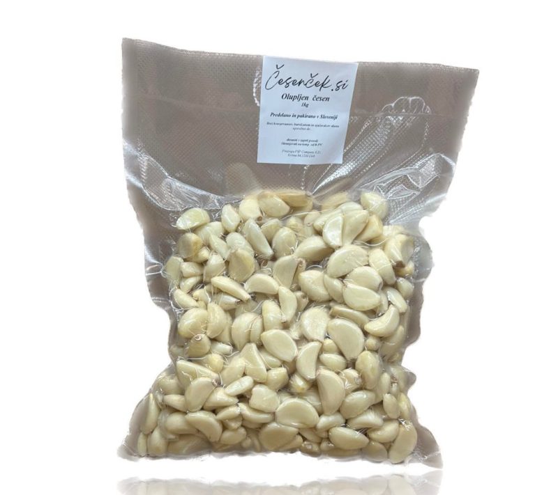 Olupljen česen Česenček, 1 kg