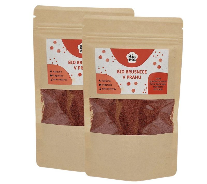 Paket 100% bio brusnice za dva meseca Biogetta