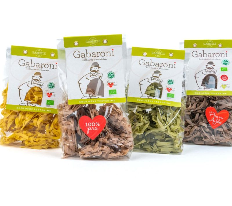 Paket pisani široki rezanci Gabaroni 1 Paket pisani široki rezanci Gabaroni