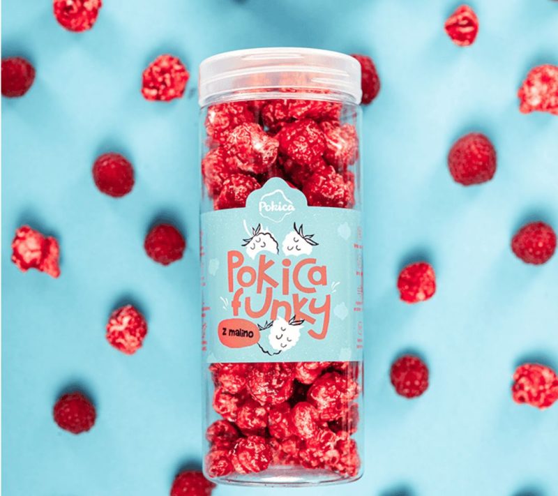 Pokica Funky z malino, 70g