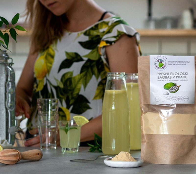 Presni ekološki baobab v prahu drobTinka, 250 g 1 Presni ekološki baobab v prahu drobTinka, 250 g