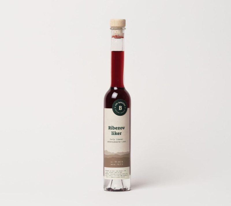 Ribezov liker - božični Pri Baronu, 0,2l